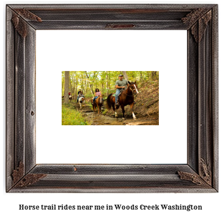 horse trail rides near me in Woods Creek, Washington